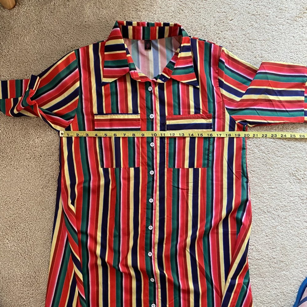 Super Cute Maxi Shirt Dress - Picture 6 of 7
